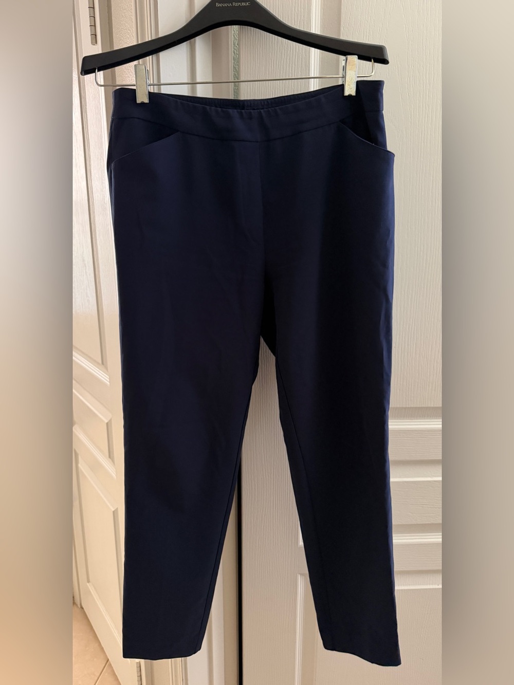Zac & Rachel Navy Blue Stretch Slim Ankle Pants Size 6
